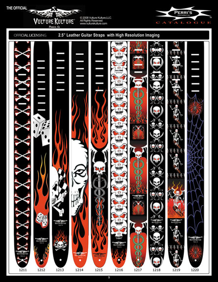 VULTURE KULTURE GUITAR STRAPS FROM PERRI'S